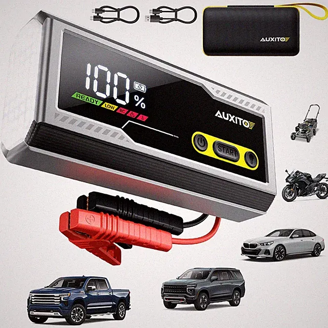 AUXITO 6000A Jump Starter, 12V Car Battery Up to All T3-6000A