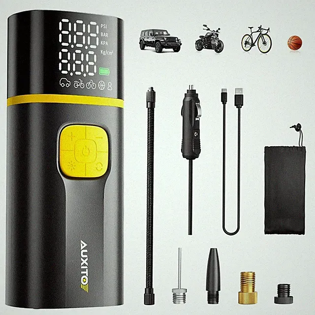 AUXITO A502 Tire Inflator Portable Air Compressor Air Pump For Car Tires 150 PSI