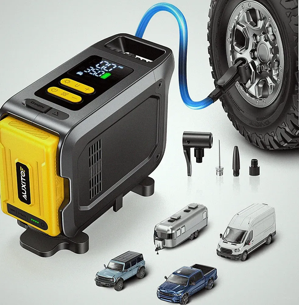 AUXITO AT1 150PSI Heavy Duty Tire Inflator Portable Air Compressor for Pickup Tr