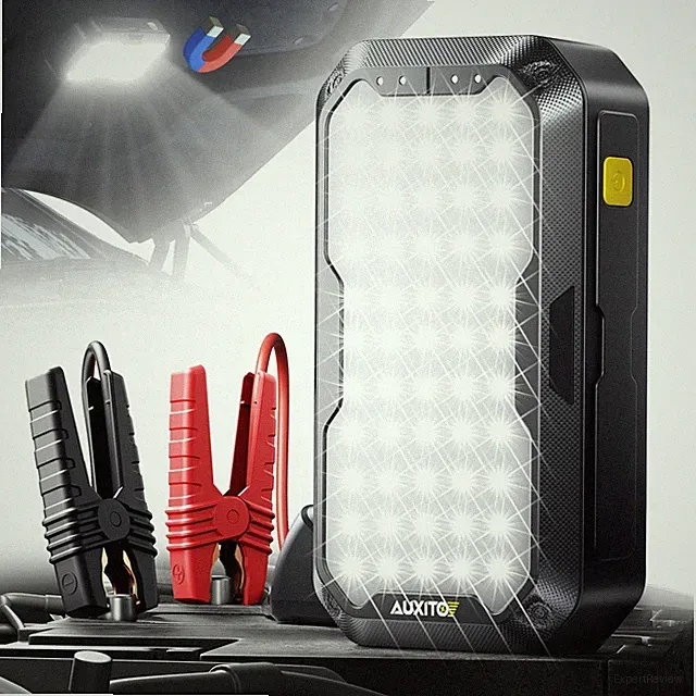 AUXITO Jump Starter, 5000A Car Battery Jump Starter, Up to 8.5L Gas and 8.0L Die