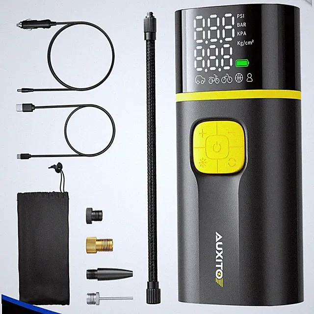 Inflator Car Moto Bike Tires Air Portable Pump AUXITO A502 Compressor Air Tire